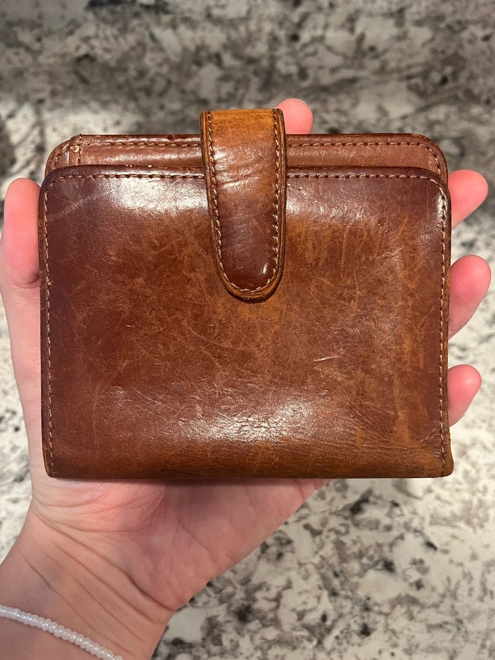 Vintage Coach Brown Leather Bifold Wallet - Classic Compact Style - Picture 2 of 7
